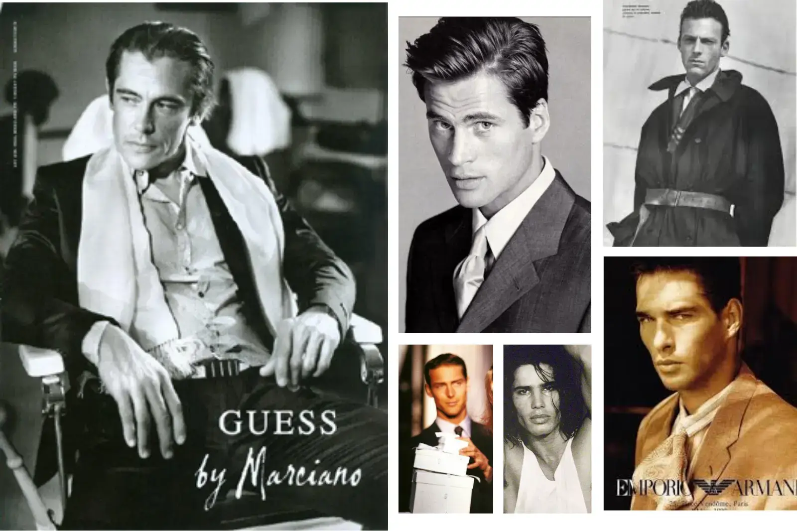 top models hombres legendarios 1990